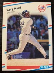 Gary Ward Baseball Cards 1988 Fleer Prices