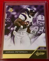 Adrian Peterson [Retail] Football Cards 2011 Panini Absolute Memorabilia Prices