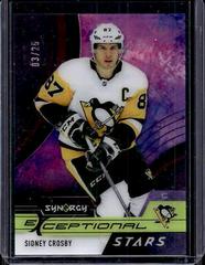 Sidney Crosby [Pink] Hockey Cards 2021 Upper Deck Synergy Exceptional Stars Prices