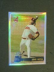 Jose Mesa [Refractor] #111 Baseball Cards 1996 Topps Chrome Prices