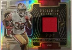 Tyrion Davis Price #RSW-15 Football Cards 2022 Panini Select Rookie Swatches Prices