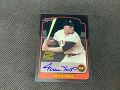 Willie Mays [Autograph] #351 Baseball Cards 2003 Bowman Chrome Prices