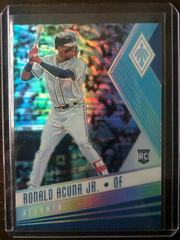 Ronald Acuna Jr. [Carolina Blue] #21 Baseball Cards 2018 Panini Chronicles Phoenix Prices