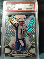 Tom Brady [Xfractor] #140 Football Cards 2015 Topps Finest Prices