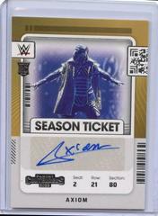 Axiom Wrestling Cards 2022 Panini Chronicles WWE Contenders Rookie Season Ticket Autograph Prices
