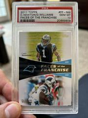 Cam Newton, DeAngelo Williams Football Cards 2011 Topps Faces of the Franchise Prices