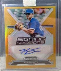 Kevin Smith [Gold Prizm] #SS-KS Baseball Cards 2021 Panini Prizm Draft Picks Signing Sessions Autographs Prices