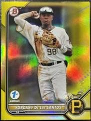 Yordany De Los Santos [Yellow] #BD-1 Baseball Cards 2022 Bowman Draft 1st Edition Prices