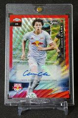 Caden Clark [Autograph Red Wave Refractor] Soccer Cards 2021 Topps Chrome MLS Prices
