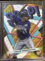 Julio Rodriguez [Gold] Baseball Cards 2023 Topps Pristine Oh Snap Prices