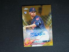 Shane Bieber [Gold Refractor] Baseball Cards 2018 Topps Chrome Update Autographs Prices