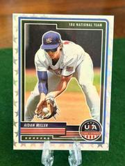 Aidan Miller [White] #56 Baseball Cards 2023 Panini Stars & Stripes USA Prices