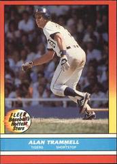 Alan Trammell Baseball Cards 1988 Fleer Hottest Stars Prices