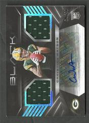 Christian Watson [Silver] Football Cards 2022 Panini Black Rookie Signature Materials Prices