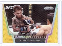 Cody Garbrandt [Gold] Ufc Cards 2021 Panini Prizm UFC Knockout Artists Prices