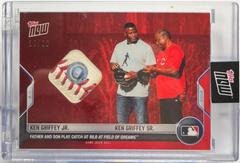 Ken Griffey Jr. , Ken Griffey Sr. [Relic] #690D Baseball Cards 2022 Topps Now Prices