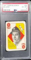 Ed Lopat Baseball Cards 1951 Topps Blue Back Prices
