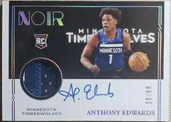 Anthony Edwards [Patch Autograph] #347 Basketball Cards 2020 Panini Noir Prices