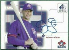 Joe Lawrence #JLa Baseball Cards 1999 SP Signature Autographs Prices