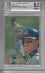 Chipper Jones [Row 0] Baseball Cards 1997 Flair Showcase Prices