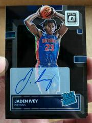 Jaden Ivey [Signature Black Pandora] #241 Basketball Cards 2022 Panini Donruss Optic Prices