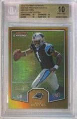 Cam Newton [Refractor] Football Cards 2011 Bowman Chrome Rookie Preview Prices