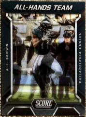 A. J. Brown Football Cards 2023 Panini Score All Hands Team Prices