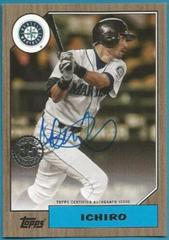 Ichiro #87BA-I Baseball Cards 2022 Topps 1987 Autographs Prices