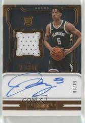 D.J. Wilson [Jersey Autograph] Basketball Cards 2017 Panini Dominion Prices