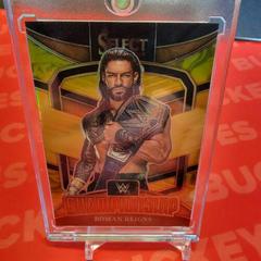 Roman Reigns [Gold Prizm] #9 Wrestling Cards 2022 Panini Select WWE Championship Prices