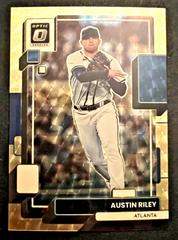 Austin Riley [Gold] #147 Baseball Cards 2022 Panini Donruss Optic Prices