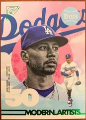 Mookie Betts [Green] #MA-19 Baseball Cards 2022 Topps Gallery Modern Artists Prices