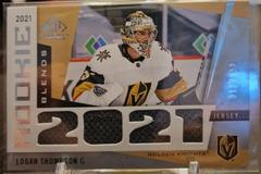 Logan Thompson #RB-LT Hockey Cards 2021 SP Game Used Rookie Blends Prices
