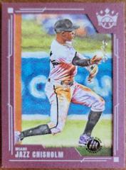 Jazz Chisholm [Plum Frame] Baseball Cards 2022 Panini Diamond Kings Prices