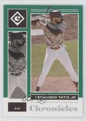 Fernando Tatis Jr. [Green] Baseball Cards 2021 Panini Chronicles Prices