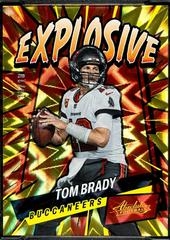 Tom Brady [Gold] Football Cards 2022 Panini Absolute Explosive Prices