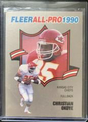 Christian Okoye Football Cards 1990 Fleer All Pro Prices