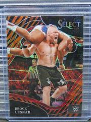 Brock Lesnar [Tiger Prizm] Wrestling Cards 2022 Panini Select WWE Prices