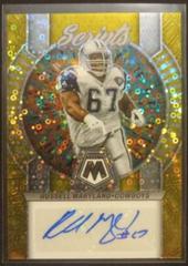 Russell Maryland [No Huddle Gold] #S17 Football Cards 2023 Panini Mosaic Scripts Autographs Prices