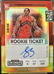 Scottie Barnes [Autograph Gold] #104 Basketball Cards 2021 Panini Contenders Prices