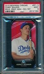 Corey Seager [Red Refractor] Baseball Cards 2015 Bowman Chrome Prospect Profiles Mini Prices