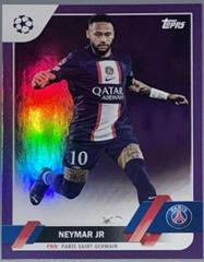 Neymar Jr [Purple] Soccer Cards 2022 Topps UEFA Club Competitions Prices