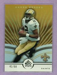 Aaron Brooks [Gold] #59 Football Cards 2005 Upper Deck Reflections Prices