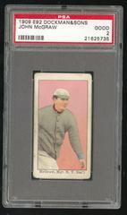 John McGraw Baseball Cards 1909 E92 Dockman & Sons Prices