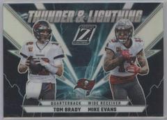 Tom Brady , Mike Evans [Silver] #TL-TM Football Cards 2022 Panini Zenith Thunder and Lightning Prices