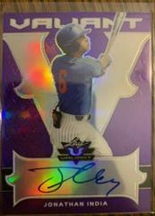 Jonathan India [Autographs Purple] #BA-JI1 Baseball Cards 2018 Leaf Valiant Prices