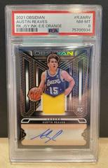 Austin Reaves [Orange] Basketball Cards 2021 Panini Obsidian Rookie Jersey Ink Autographs Prices