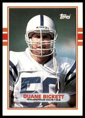 Duane Bickett Football Cards 1989 Topps Prices