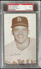 Lee Thomas Baseball Cards 1963 Exhibits Statistic Back Prices