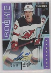 Alexander Holtz Hockey Cards 2021 Upper Deck Synergy Autograph Rookies Prices